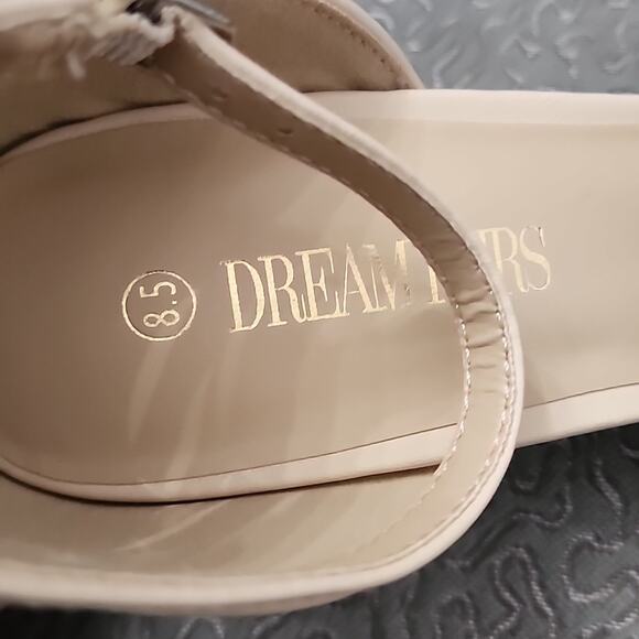 Dream Pairs Block Heel Open Toe Shoe, 8 5 - Picture 7 of 8